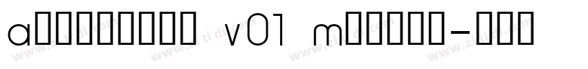 Archimoto V01 Medium字体转换